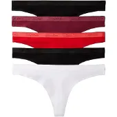 Calvin Klein 5 Pack Thongs Icon Logo