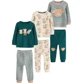 Next Pyjamas 'Snuggle' ljusblå / ljusbrun / smaragd / vit