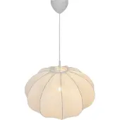 Nordlux Hänglampa Aeron, dimbar, Vitt / opal, Sovrum, Textil / tyger / siden, Pendellampa