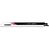 Metabo 631818000, Sticksågsblad, Gjutjärn, Glasfiberförstärkt plast, Plast, Karbid, Svart, Vit, 1,25 mm, 22,5 cm