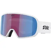 Bliz - Skidglasögon - G002S Matte White för UnisexTrä - Vit