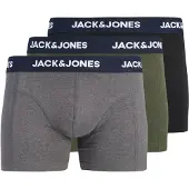 Jack & Jones Boxershorts 'JACLAMP' brunmelerad / oliv / svart
