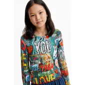 Desigual T-shirt blandade färger