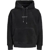 Jack & Jones Tröja 'JORNORREBRO' svart / vit