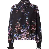 Y.A.S Blus 'YASTILERA' azur / ljusrosa / svart / vit