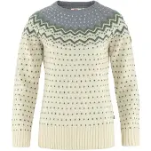 Fjällräven Germany GmbH Ovik Knit Sweater - Skjorta Dam Chalk White / Flint Grey XL