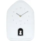 Karlsson väggklocka Modern Kitty white KA6100WH