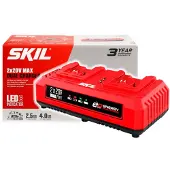Skil dual-laddare sourcing 2x20V MAX(18V)