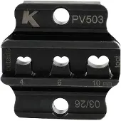 Klauke PV503 PV503 Pressinsats Solcellskontakt 4 till 10 mm² Passar märke EKM50ML