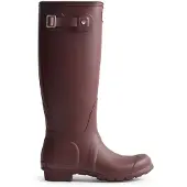Hunter för kvinnor. WFT1000RMA Wellingtonstövlar Original Tall i vinrött (37), Karta, Ingen, Casual, Granat, PVC