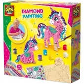 SES Creative Creative 14134, Diamantmålningskit för barn, 5 År, Multifärg
