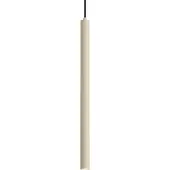 QAZQA Modern pendellampa beige med integrerad takplatta - Chuba