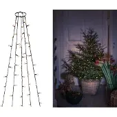 Konstsmide 6367-820 LED-trädmantel Inomhus EEK: G (A - G) via nätadapter Antal ljuskällor 150 LED Bernstein Belyst längd: 1.8 m