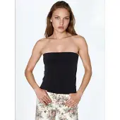 Busem Bärlös Stickad Crop Top