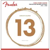 Fender dura-tonbelagd fosforbrons akustiska gitarrstrngar 860m .013-.056