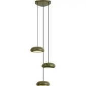 QAZQA Retro grön takpendel med metallskärm 6-ljus - Macaron