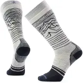Smartwool - Skidstrumpor - Snowboard Full Cushion Iguchi OTC Socks Ash för UnisexUll - Storlek 38-41 - Vit