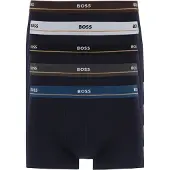 BOSS Five-pack stretch-cotton trunks