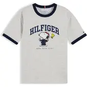 Tommy Hilfiger T-shirt 'PEANUTS' marinblå / gul / grå / vit