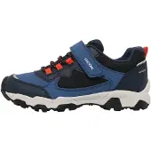 Geox Sneaker blå / marinblå / mörkorange