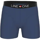 Line One Boxershorts 'Herren Boxershorts aus Baumwolle' blå denim