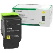 Lexmark 78C2UY0 gul toner extremt hög kapacitet (original)