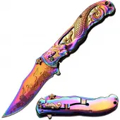 Master cutlery Masters Collection MC-A013 Fällkniv Rainbow A/O