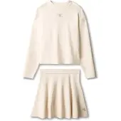 Calvin Klein Kids Jumper And Flared Skirt Set