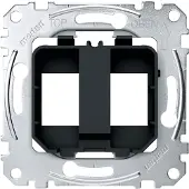 Merten MEG4566-0003, Gjuten aluminium, Svart, Skruvlös, 1 styck