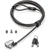 Kensington ClickSafe 2.0 Universal Keyed Laptop Lock - Lås för säkerhetskabel - 1.8 m