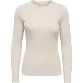 ONLY T-shirt 'ONLLESLIE' ecru