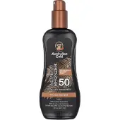 Australian Gold Spray Gel Solskydd SPF 50 med omedelbar bronzer, 237 ml - fuktgivande bredspektrum, vattenresistent