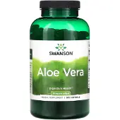 Swanson Health Aloe Vera, 25 mg, 300 mjukkapslar