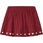 Name it Kjol - Stickad - NmfRalbos - Röd Dahlia - - 6 år (116) - Kjol