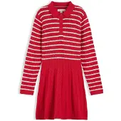 Tommy Hilfiger Cable Knit Polo Jumper Dress
