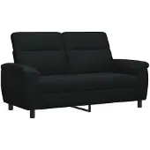 vidaXL Soffa Svart 178 x 90 x 95 cm Tyg