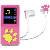 Lenco 8GB MP3 MP4-spelare med 1,8" skärm Rosa