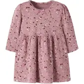 Name it Klänning 'NBFOCEANA' khaki / mauve / vinröd / vit