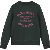 Zadig & Voltaire Sweatshirt - Dysterhet m. Tryck - - 12 år (152) - Sweatshirt