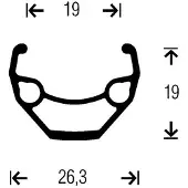 Gurpil Nainer 29´´ 6b Disc Mtb Framhjul