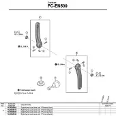 Shimano Fc-en500 Höger Vevarm