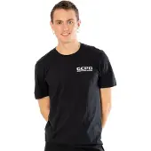 Cid Batman Arkham City Gcpd Front Back T-shirt Med Korta ärmar