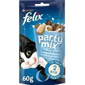 Purina Felix Party Mix Dairy Delight 60g Mellanmål 8 Enheter