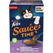 Purina Felix Sås Soppa Kyckling Och Lax Våtfoder För Katter 6x48g