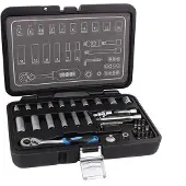 Cofan Profesional 1/4 Hylsnyckelsats Och Bitsset 36 Bitar