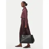 Calvin Klein Monogram Crocodile Large Tote Bag