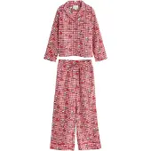 Next Pyjamas marinblå / knallröd / vit