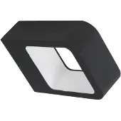 Heitronic LED utomhus vägglampa Juna, Svart, Aluminium / grå / zink, Modern, LED-vägglampa utomhus