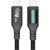 INF USB-C till USB-C-kabel: 240W, 480 Mbps dataöverföring 1 m