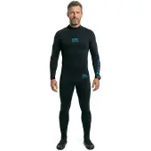 Ocean & Earth Surf School 5 Mm Långärmad Våtdräkt I Neopren Med Dragkedja På Ryggen